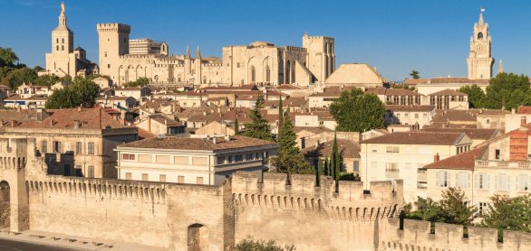 Blick auf den Papstpalast in Avignon © Bertl123-shutterstock.com/2013